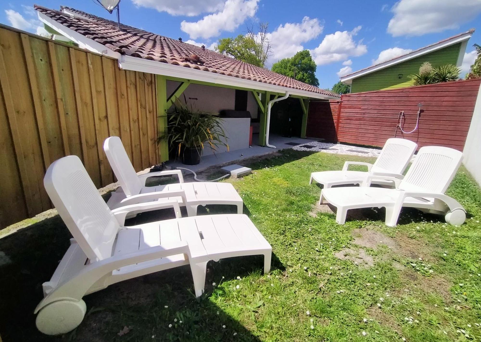 GÎTE LE PADDLE 2 pers 15 min océan 35 min Bordeaux jardin parking wifi Brach Exterior foto